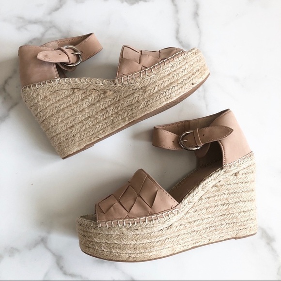 Marc Fisher Shoes - Adalla Platform Espadrille Wedge Sandal Light Pink